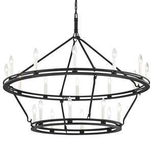 Sutton Chandelier 44" x 37" — a Troy chandelier for dining rooms, entries, and living rooms at Laurie Yapp Home.