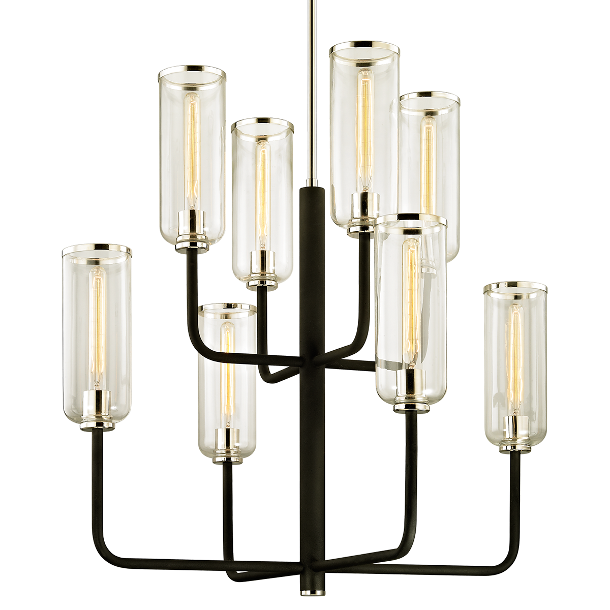 Aeon Chandelier 37" x 36" — a Troy chandelier for dining rooms, entries, and living rooms at Laurie Yapp Home.