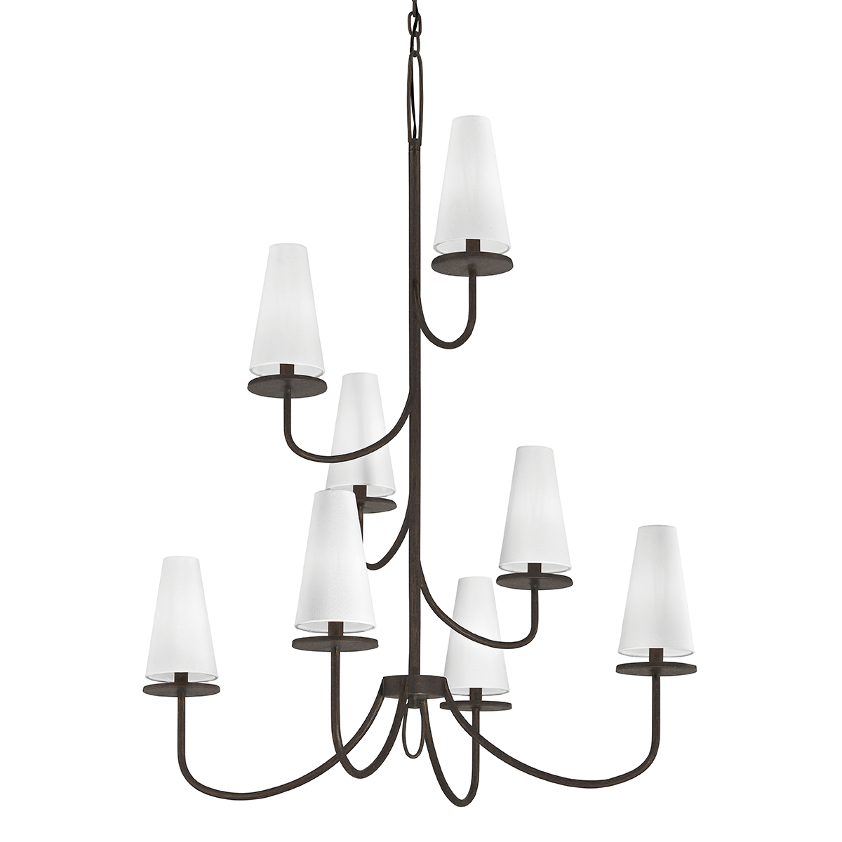 Marcel Chandelier 36" x 48.75" — a Troy chandelier for dining rooms, entries, and living rooms at Laurie Yapp Home.