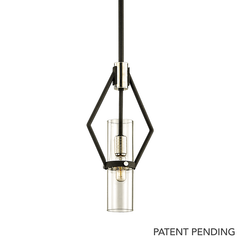 Texture Black With Polished Nickel