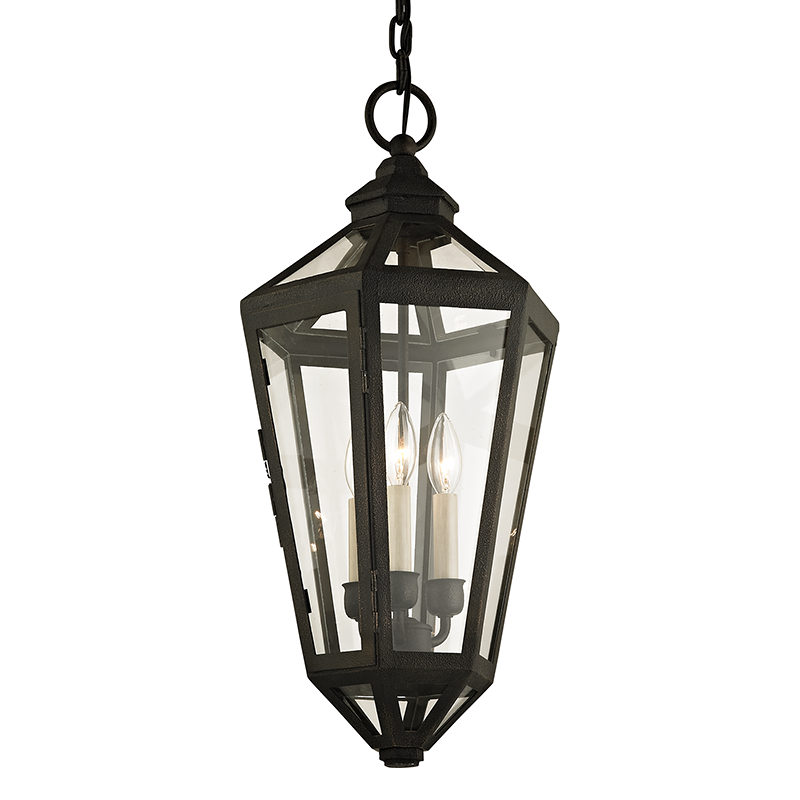 Calabasas Exterior Lantern — a Troy lantern for entries, foyers, and covered porches at Laurie Yapp Home.