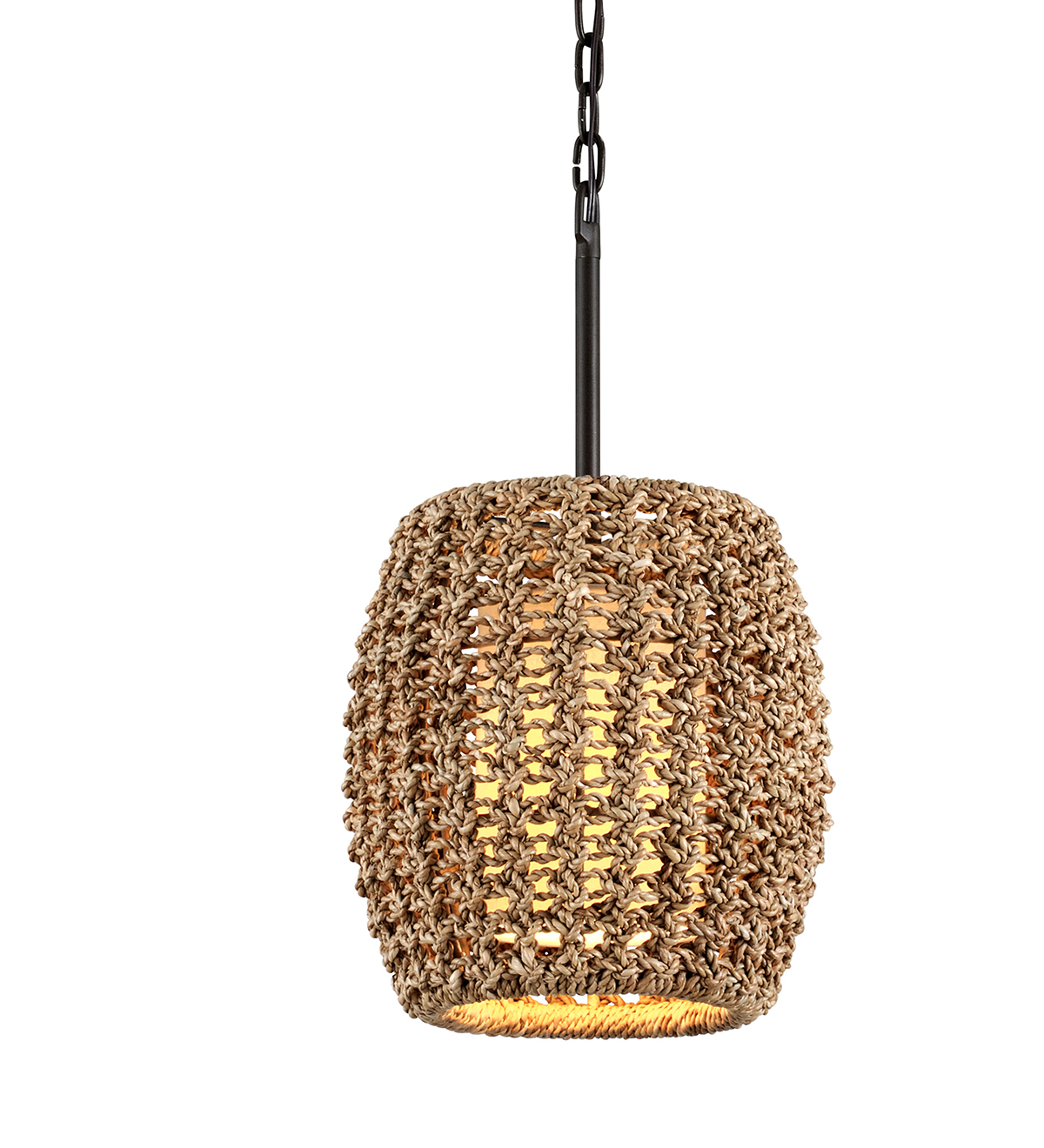 Conga Pendant 12" — a Troy pendant for kitchens, entries, and dining rooms at Laurie Yapp Home.