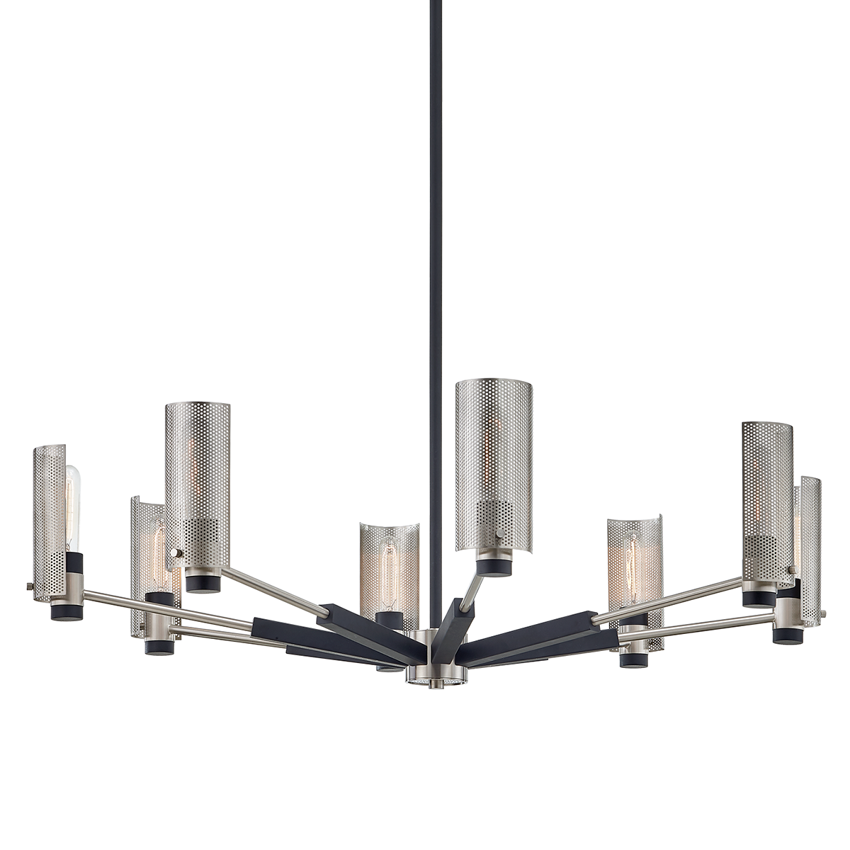 Pilsen Chandelier 40" x 15.25" — a Troy chandelier for dining rooms, entries, and living rooms at Laurie Yapp Home.