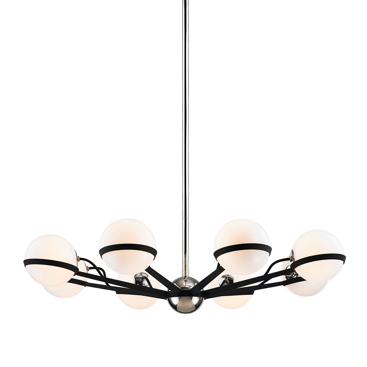 Ace Chandelier 37.75" x 9" — a Troy chandelier for dining rooms, entries, and living rooms at Laurie Yapp Home.