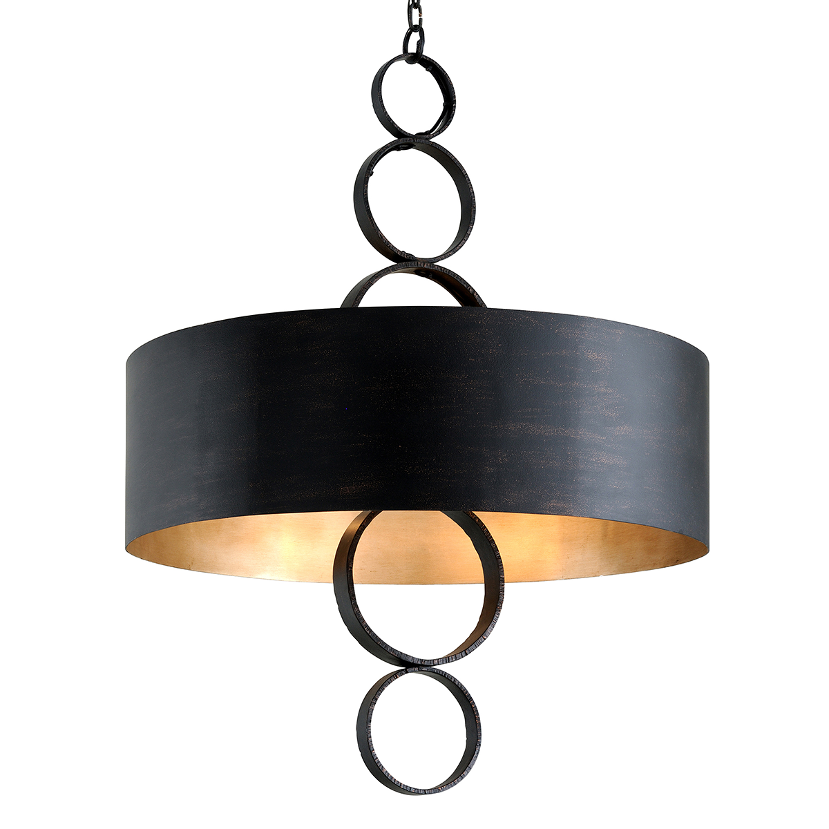Rivington Chandelier 36.25" — a Troy chandelier for dining rooms, entries, and living rooms at Laurie Yapp Home.