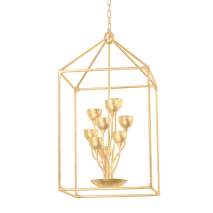 Westwood Lantern 20.25" shown from a second angle to highlight the frame and glass panel detail.