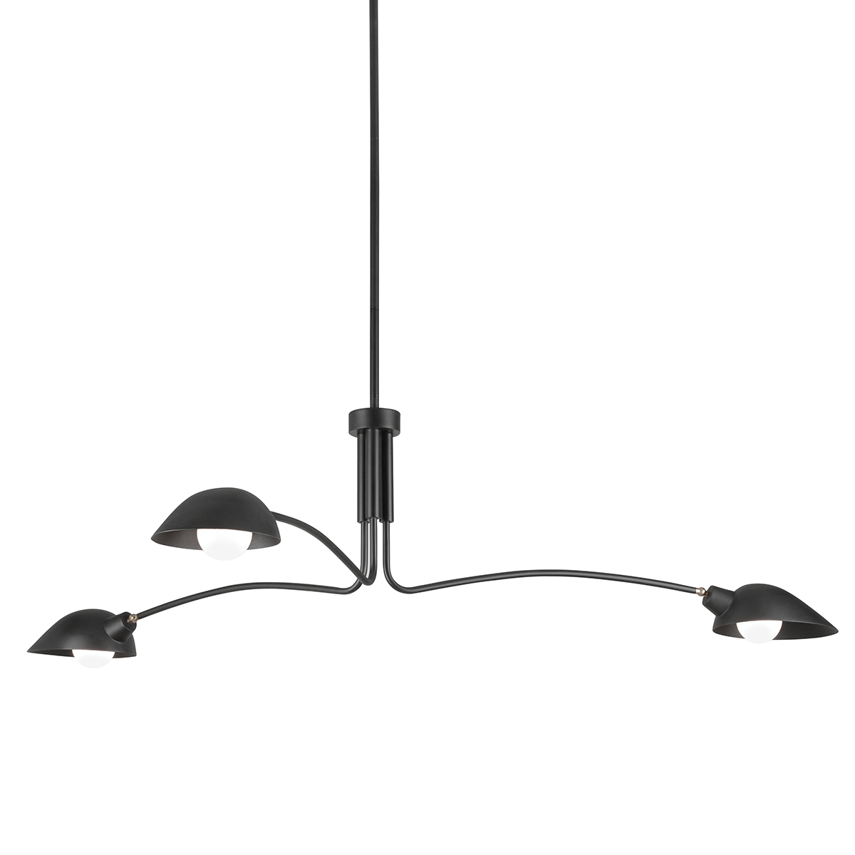 Leo Chandelier 67.5" — a Troy chandelier for dining rooms, entries, and living rooms at Laurie Yapp Home.