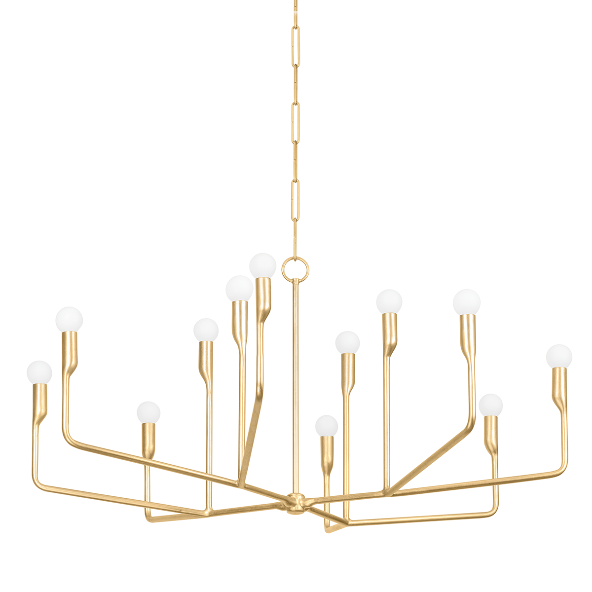 Norman Chandelier 42" — a Troy chandelier for dining rooms, entries, and living rooms at Laurie Yapp Home.