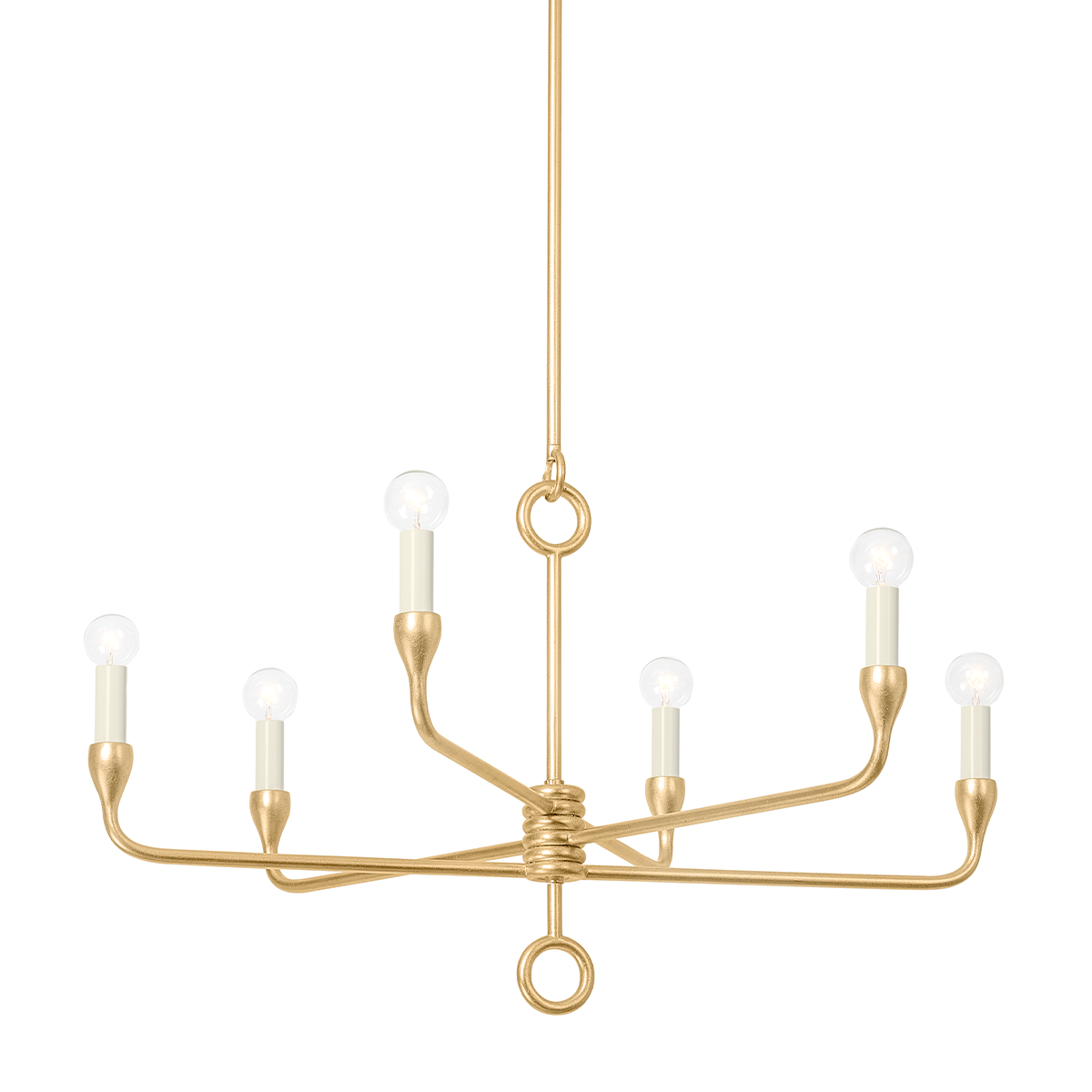 Orson Chandelier 30.75" — a Troy chandelier for dining rooms, entries, and living rooms at Laurie Yapp Home.