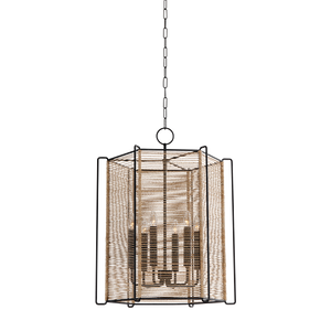 Ramon Lantern 22" — a Troy lantern for entries, foyers, and covered porches at Laurie Yapp Home.