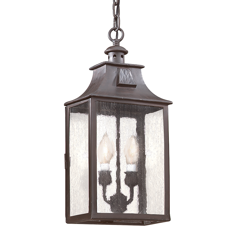 Newton Exterior Lantern — a Troy lantern for entries, foyers, and covered porches at Laurie Yapp Home.