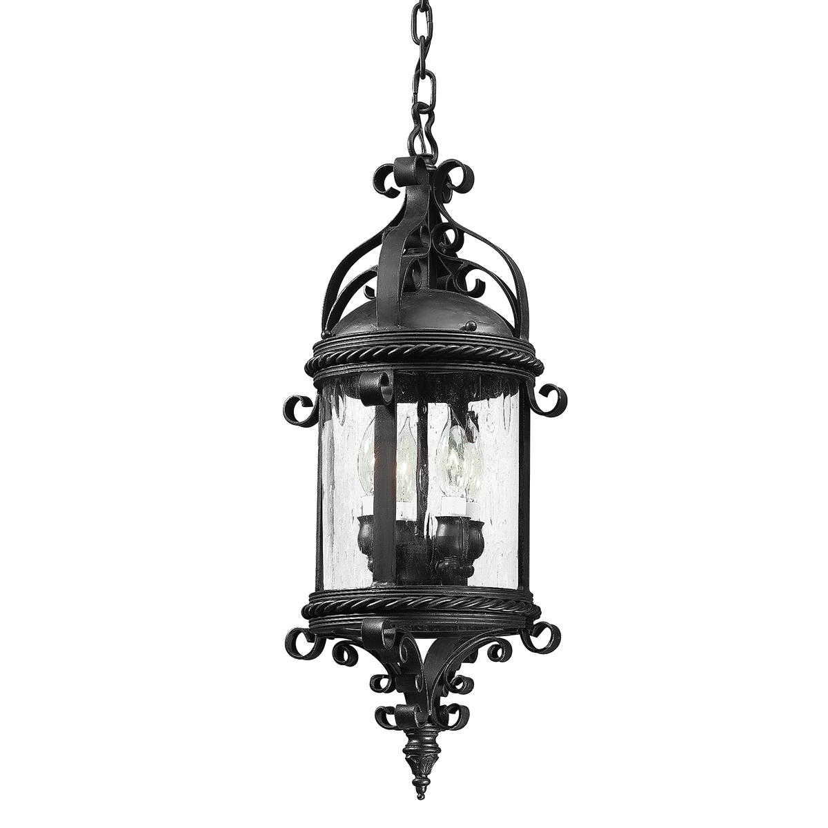 Pamplona Exterior Lantern — a Troy lantern for entries, foyers, and covered porches at Laurie Yapp Home.
