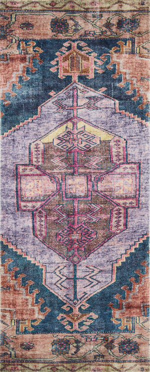 Fiona Purple / Multi — a Loloi rug at Laurie Yapp Home.