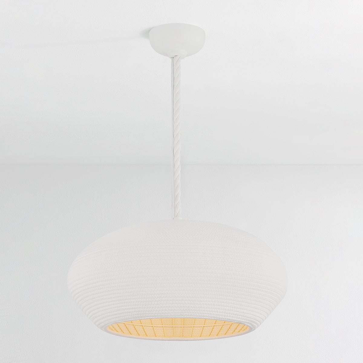 Ferndale Pendant 24" shown from a second angle to highlight the shade shape and metal detail.