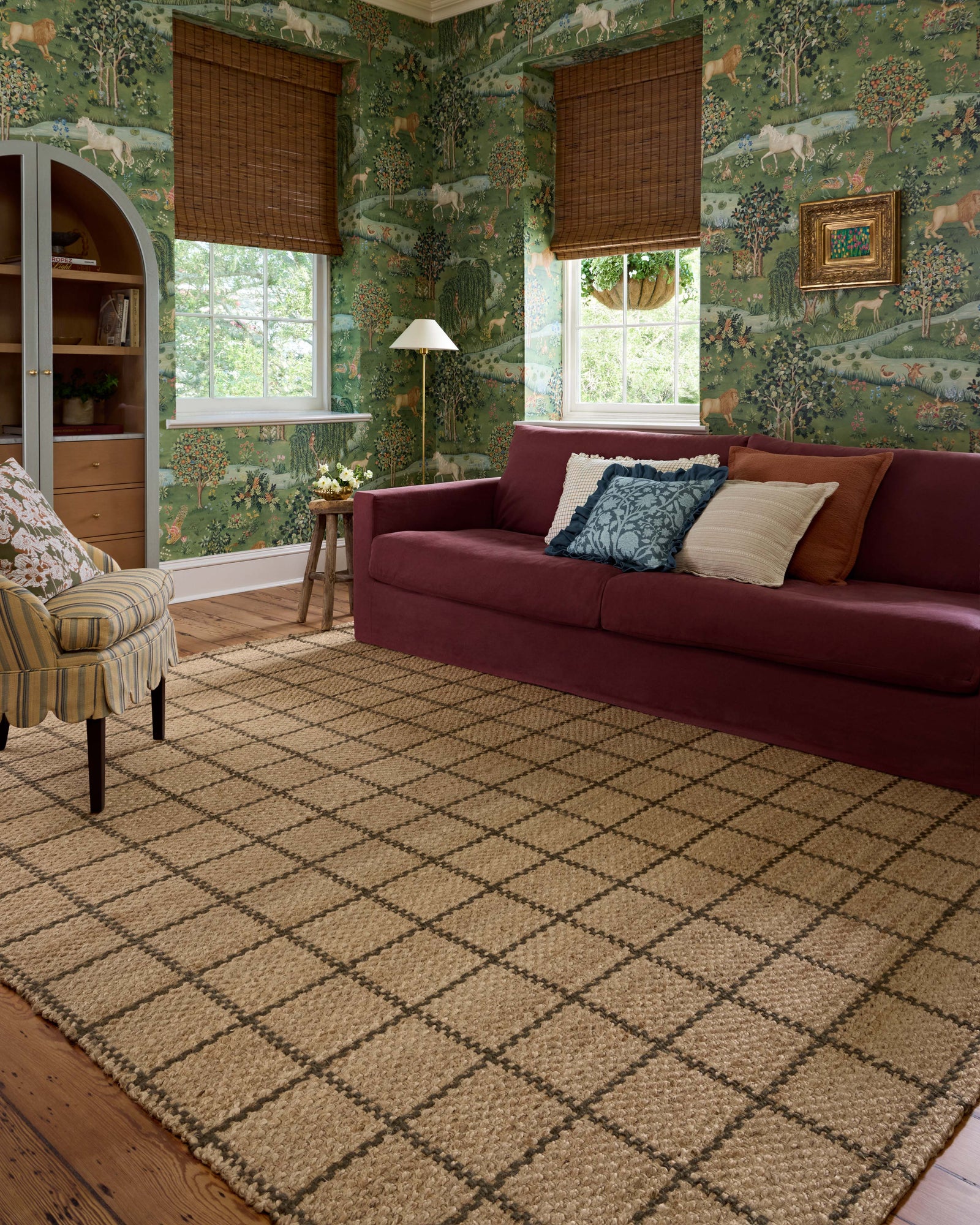 Fletcher Natural / Olive — a Loloi rug at Laurie Yapp Home.