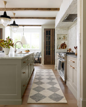Francis Beige / Charcoal shown from a different angle to reveal its pattern.