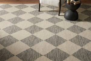 Francis Beige / Charcoal shown from a different angle to reveal its pattern.