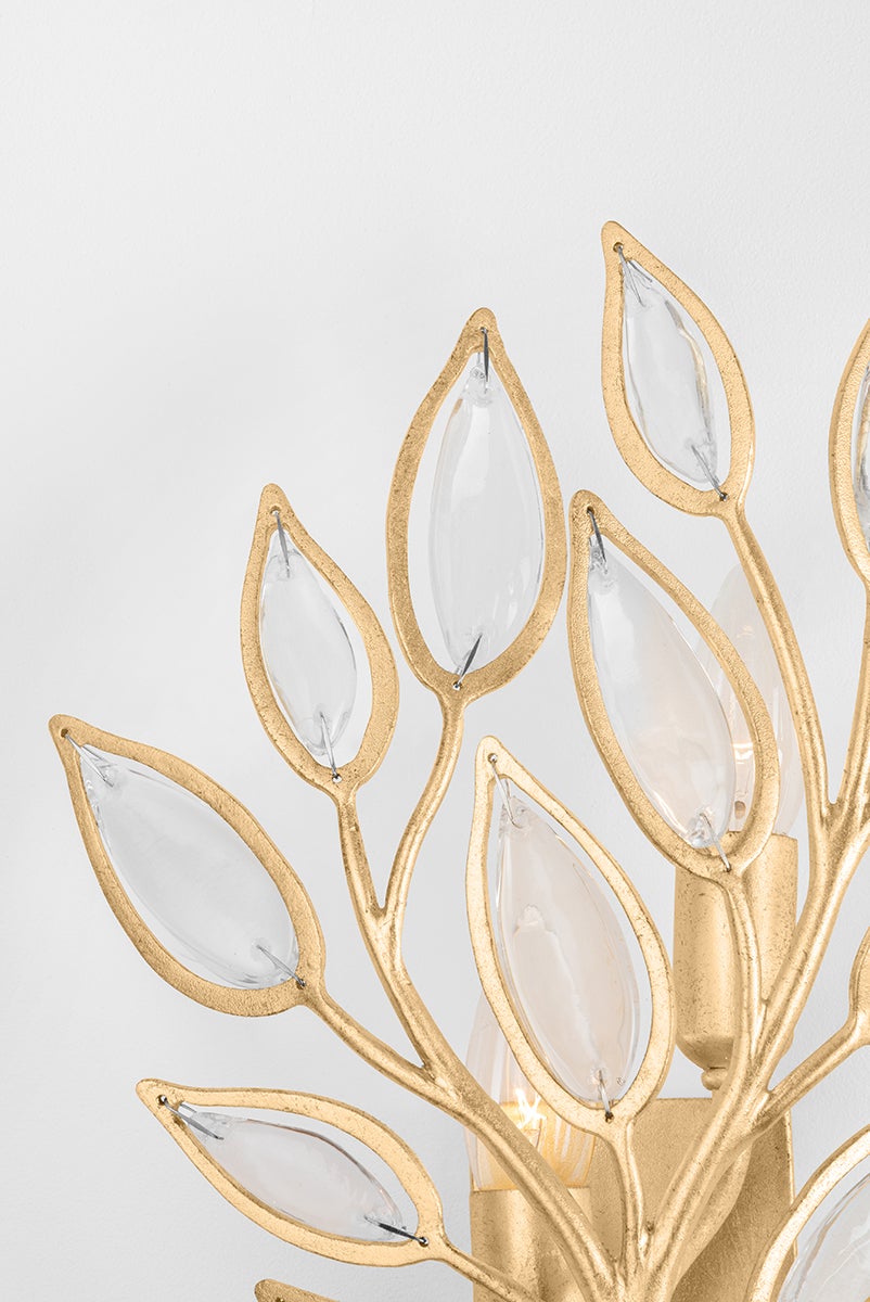 Close-up of the Fairlee Wall Sconce showing the arm curve and shade silhouette.