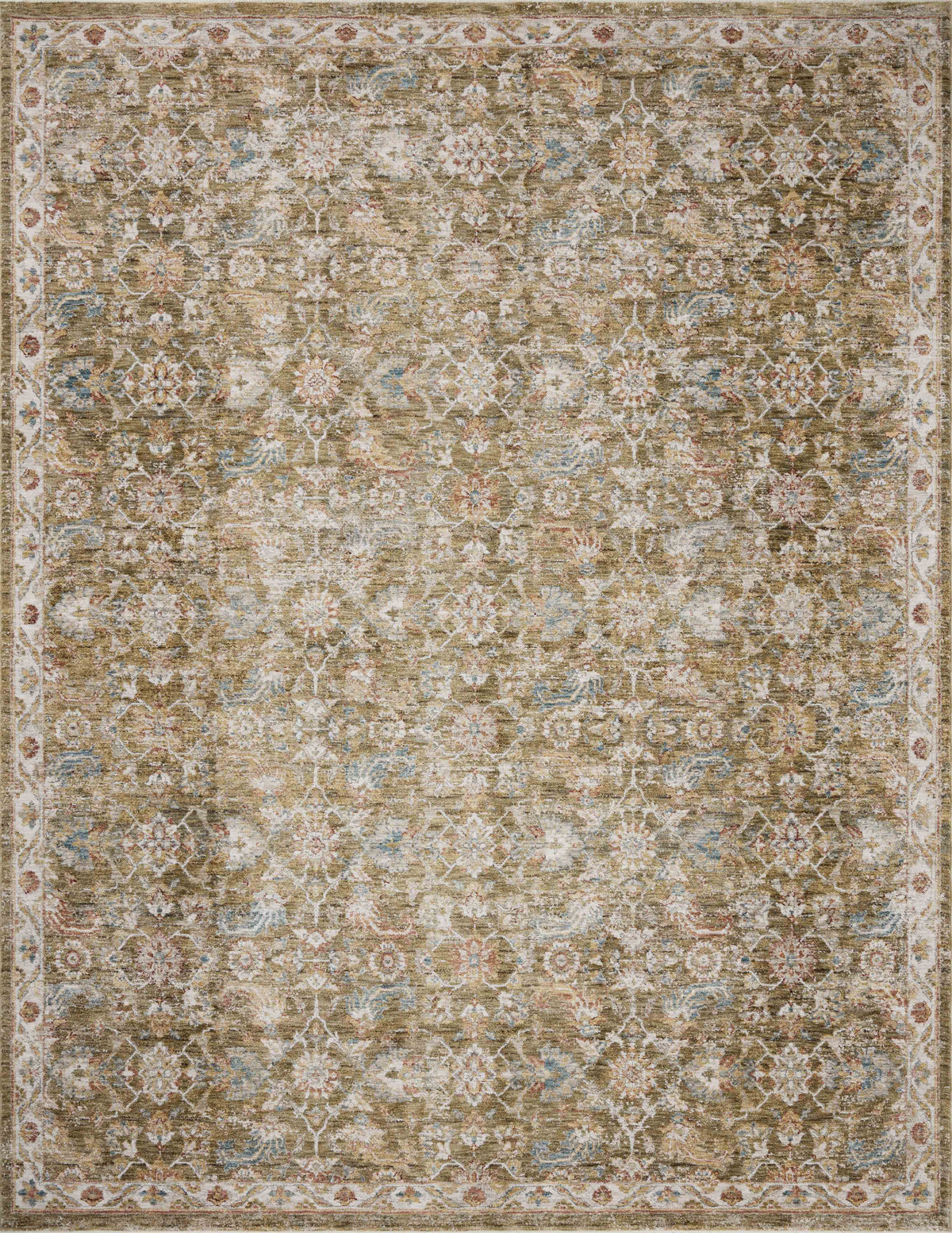 Gaia Olive / Multi — a Loloi rug at Laurie Yapp Home.