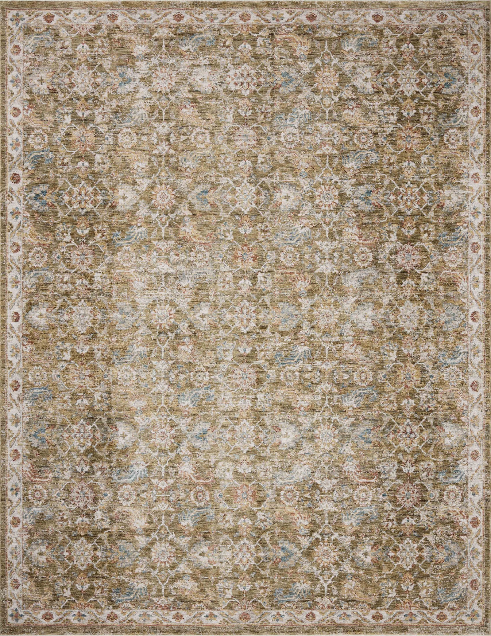 Gaia Olive / Multi — a Loloi rug at Laurie Yapp Home.