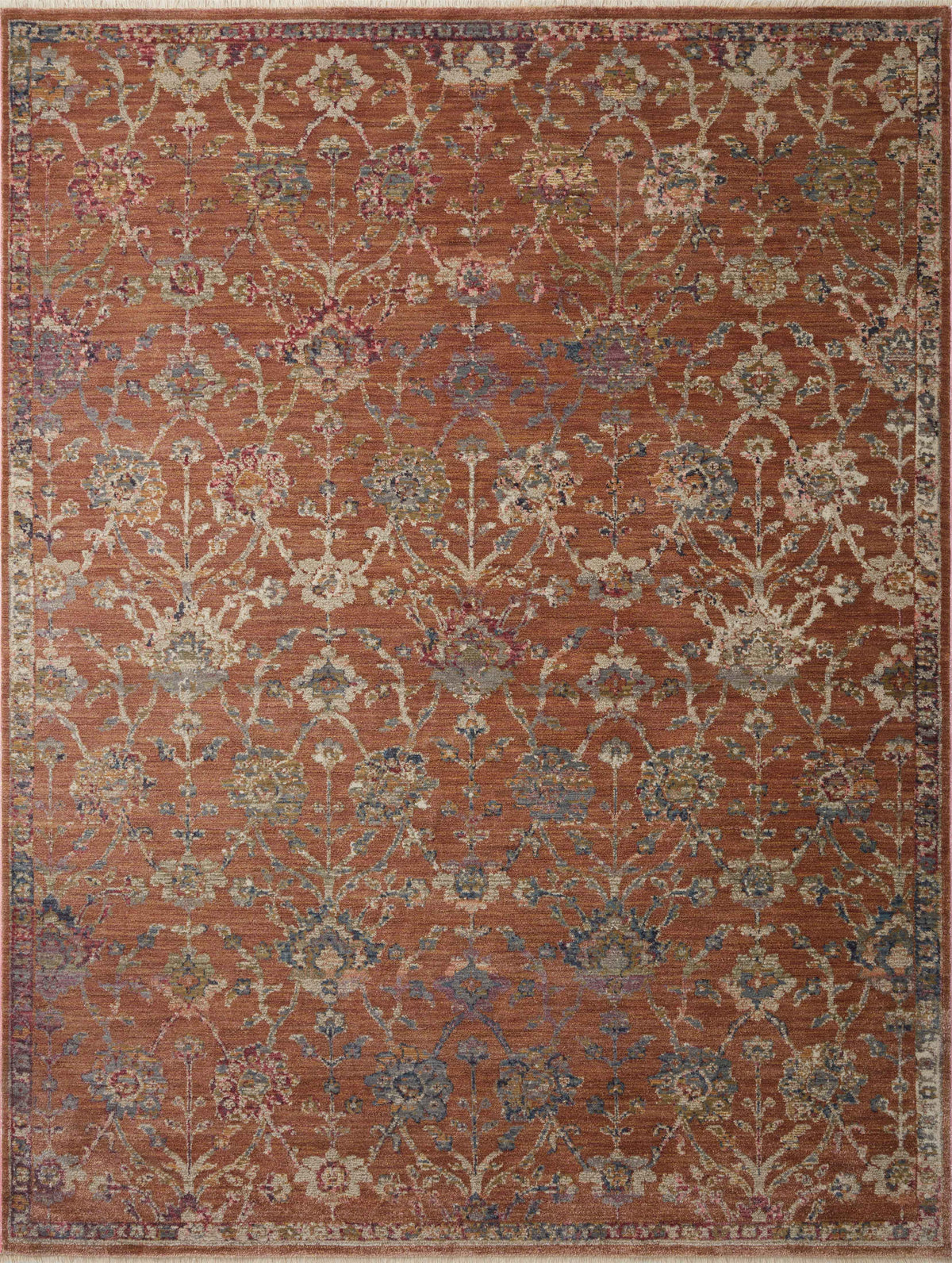 Giada Terracotta / Multi — a Loloi rug at Laurie Yapp Home.