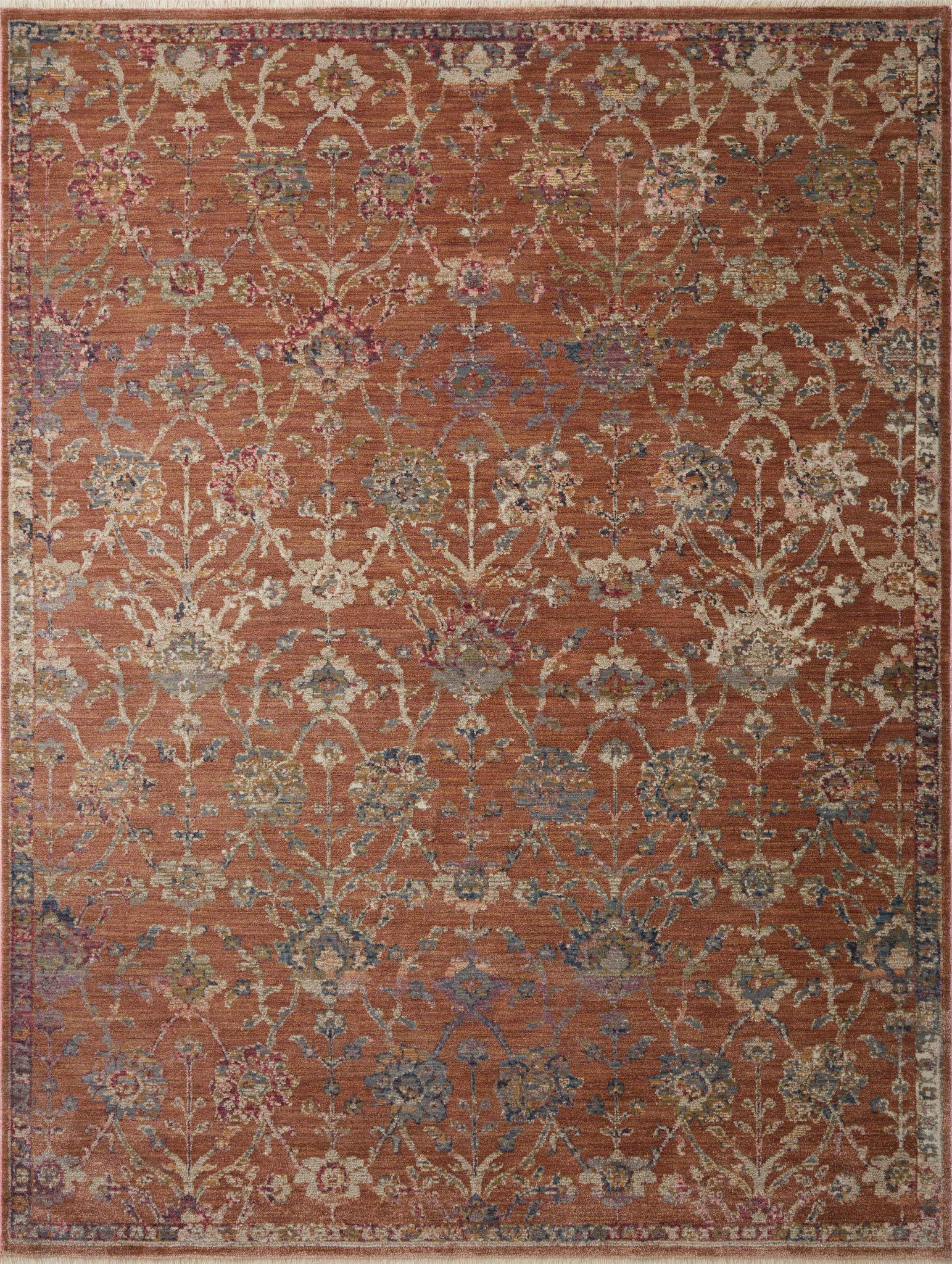 Giada Terracotta / Multi — a Loloi rug at Laurie Yapp Home.