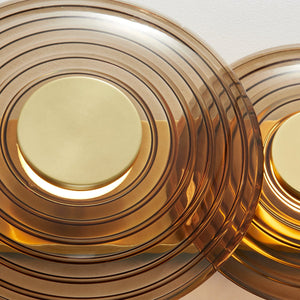 Griston Wall Sconce 12" x 25.75" in aged brass shown from a second angle to highlight the arm curve and shade silhouette.