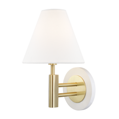 Aged Brass / White