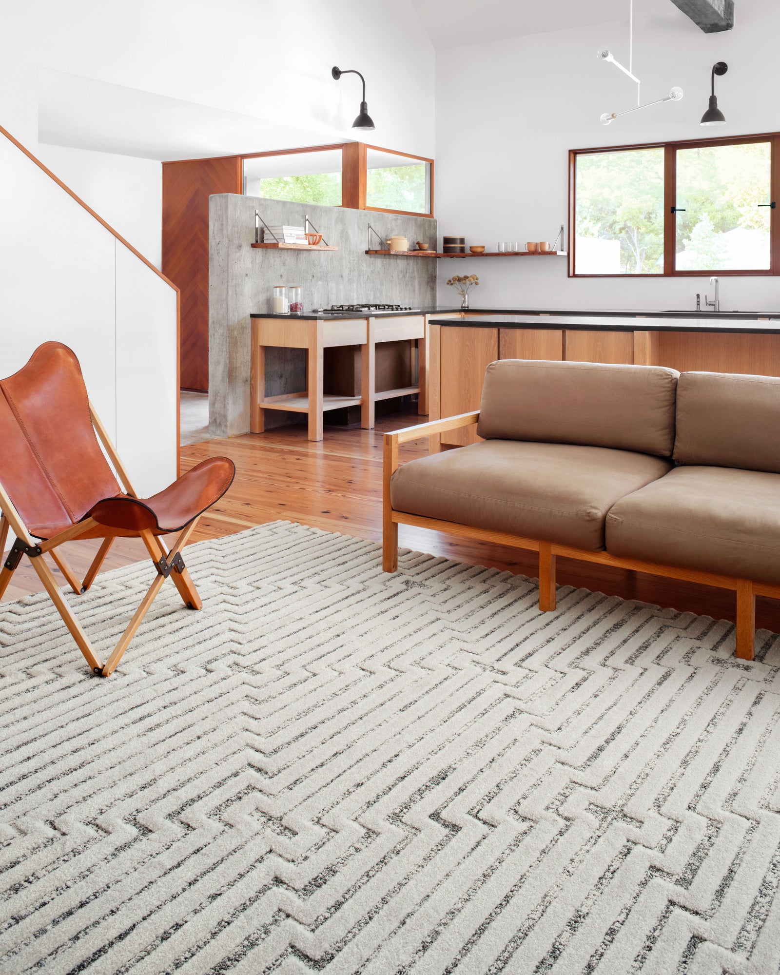 Hagen White / Sky — a Loloi rug at Laurie Yapp Home.
