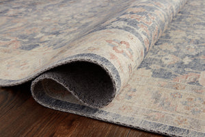 Hathaway Denim / Multi styled in a living room at Laurie Yapp Home.