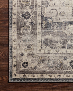 Hathaway Steel / Ivory shown in a curated living room setting at Laurie Yapp Home.