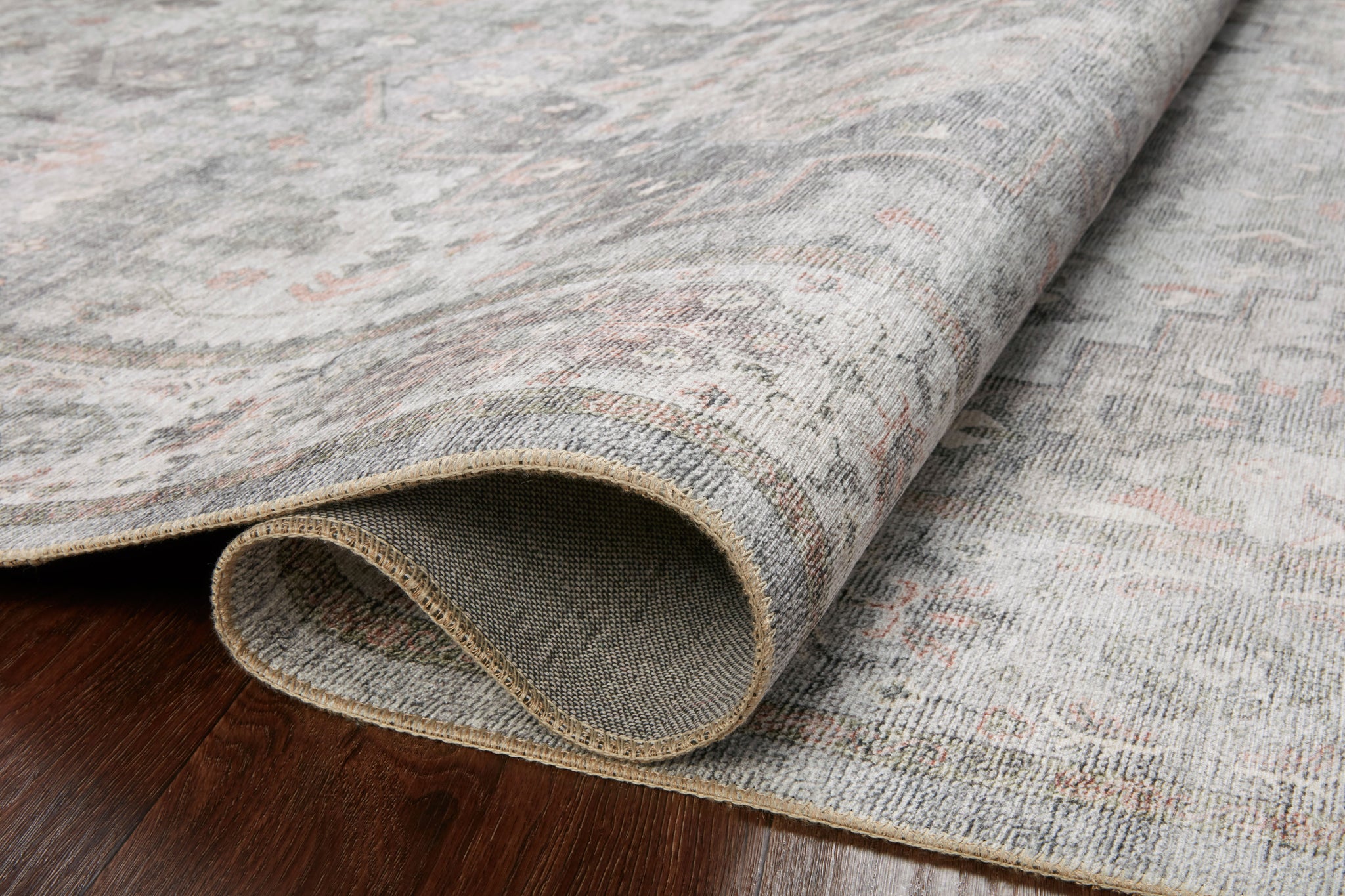 Heidi Dove / Blush styled in a living room at Laurie Yapp Home.