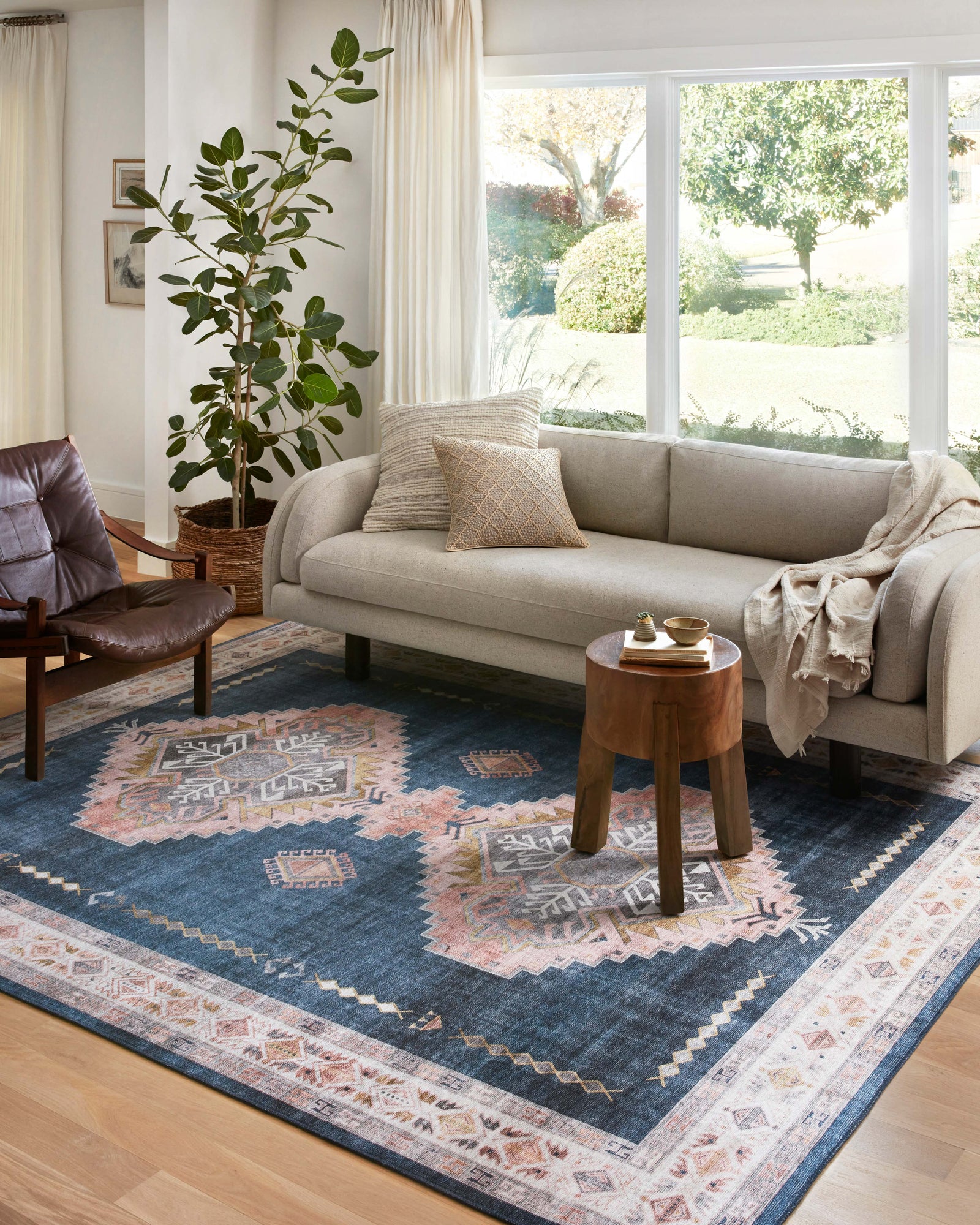 Heidi Denim / Blush — a Loloi rug at Laurie Yapp Home.