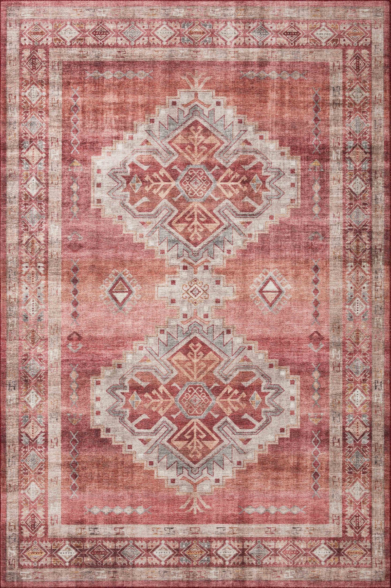 Heidi Sunset / Natural — a Loloi rug at Laurie Yapp Home.