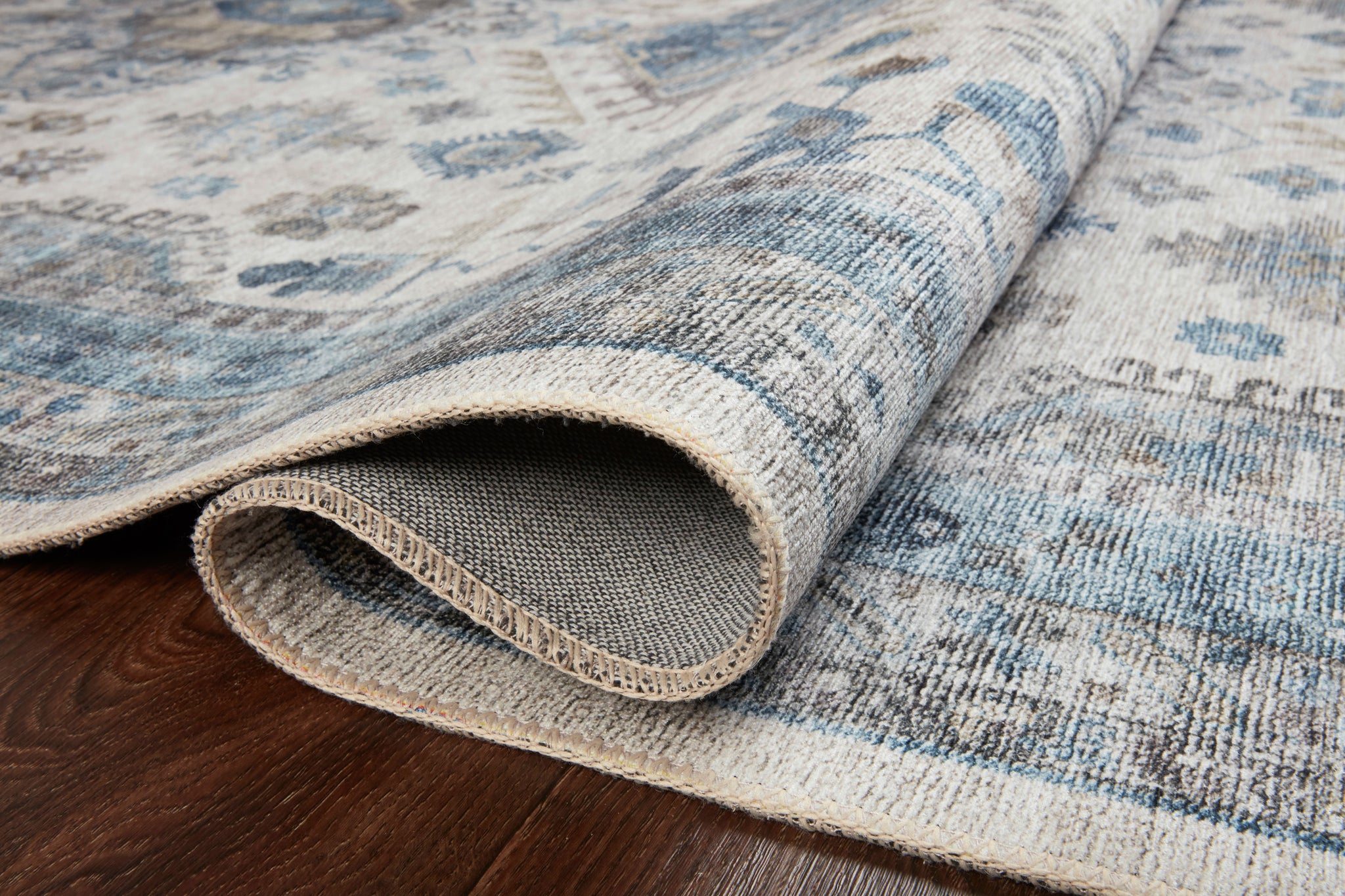 Heidi Ivory / Ocean styled in a living room at Laurie Yapp Home.