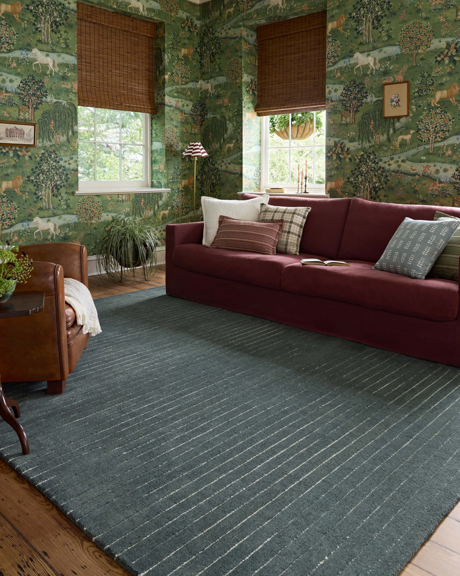 Henry Denim / Ivory — a Loloi rug at Laurie Yapp Home.