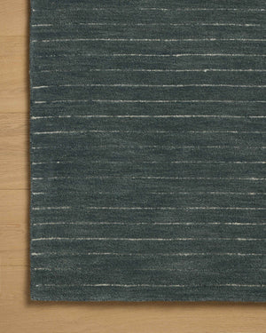 Henry Denim / Ivory shown from a different angle to reveal its pattern.