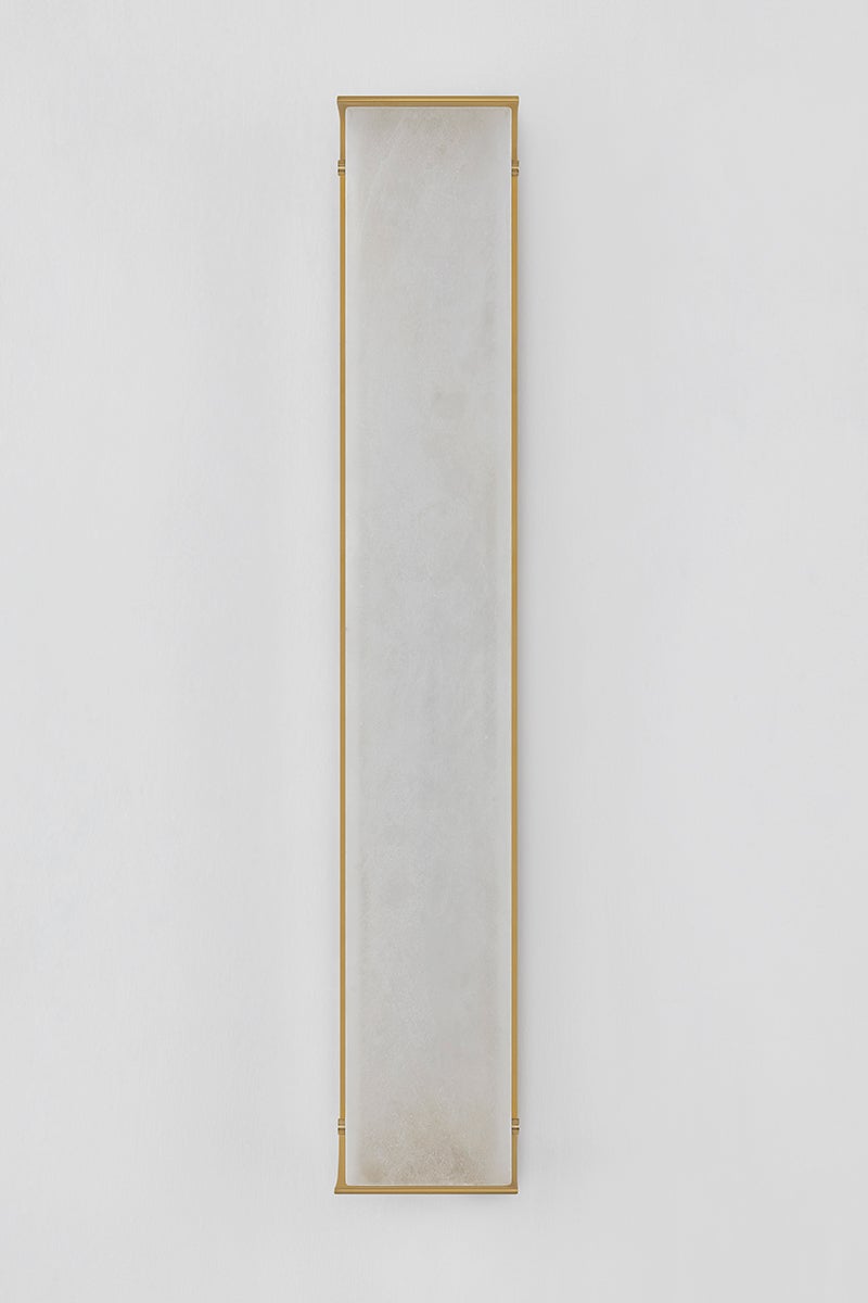 Hera Wall Sconce 4.25" x 26" shown from a second angle to highlight the arm curve and shade silhouette.