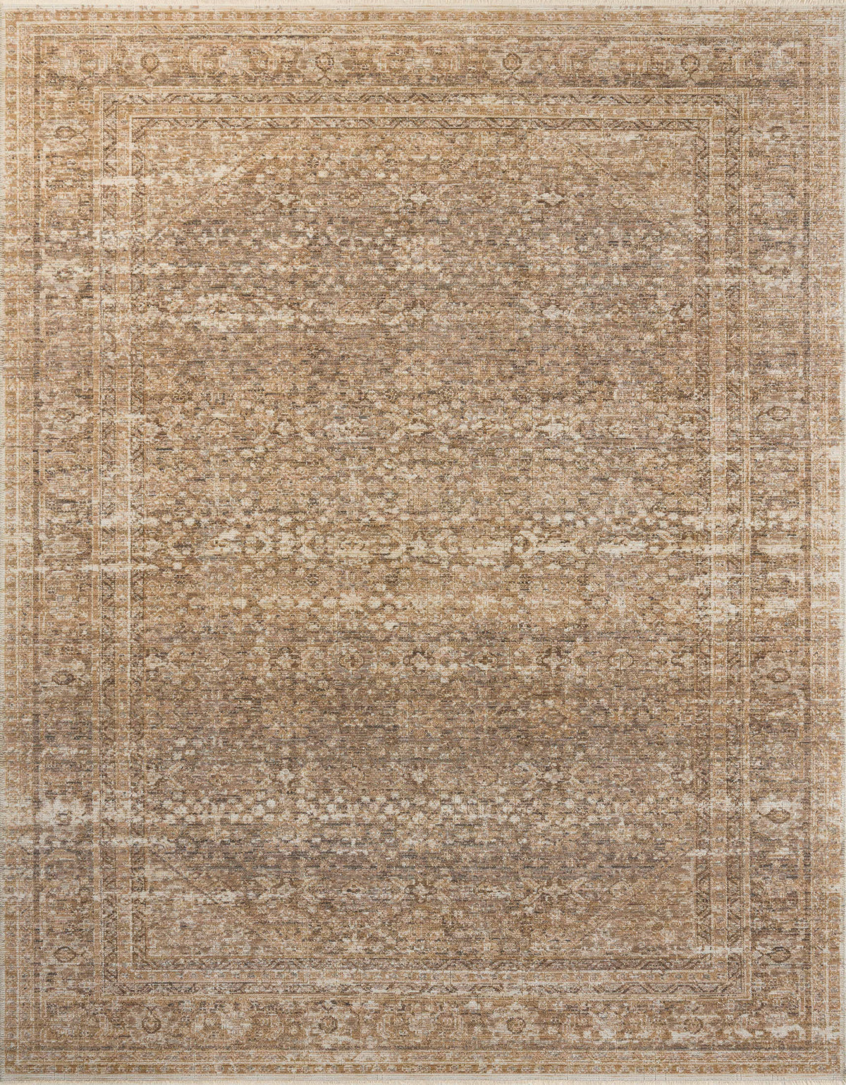 Heritage Clay / Natural — a Loloi rug at Laurie Yapp Home.