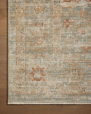 Heritage Aqua / Terracotta shown from a different angle to reveal its pattern.