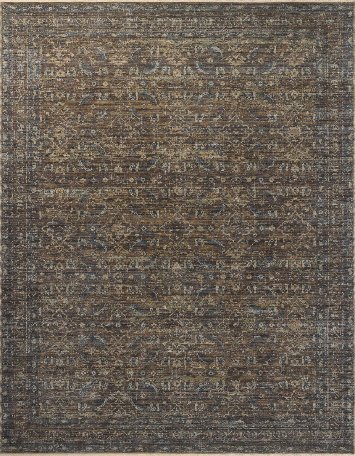 Heritage Lagoon / Tobacco — a Loloi rug at Laurie Yapp Home.