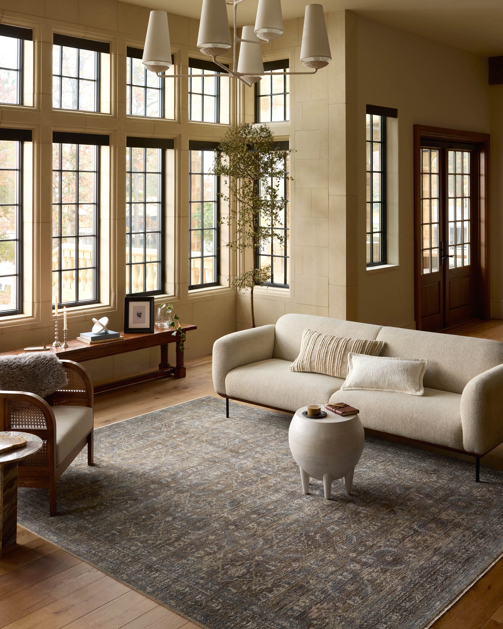 Heritage Lagoon / Tobacco — a Loloi rug at Laurie Yapp Home.