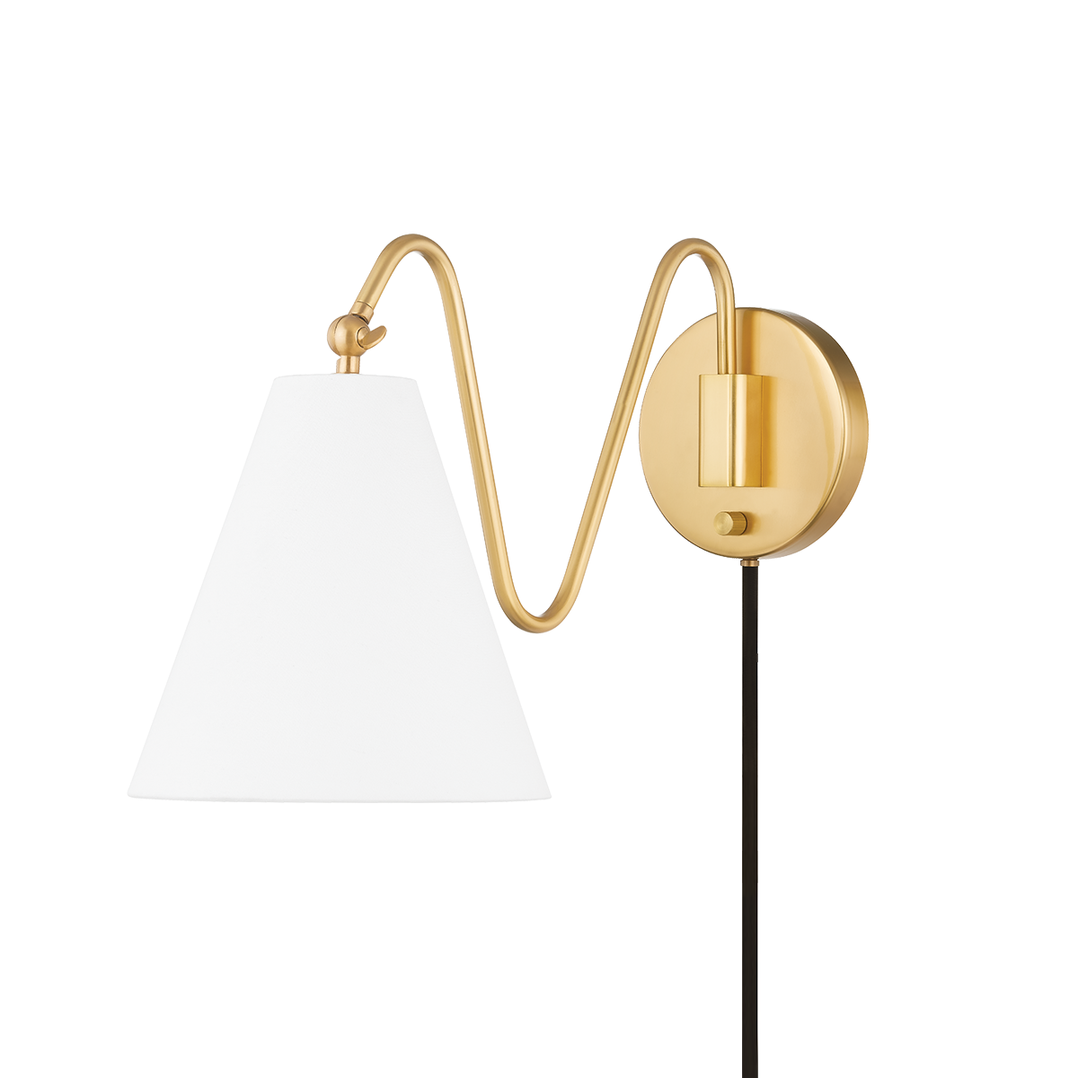 Onda Plug-In Sconce 9"