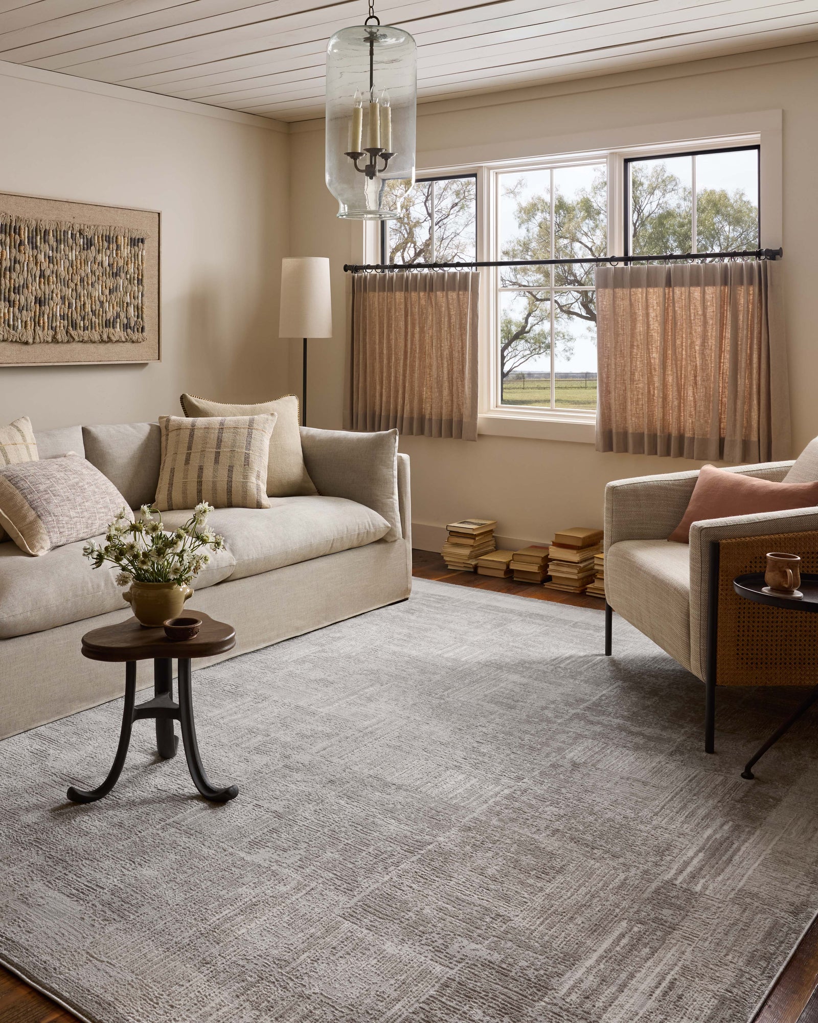 Hollis Smoke / Mist — a Loloi rug at Laurie Yapp Home.