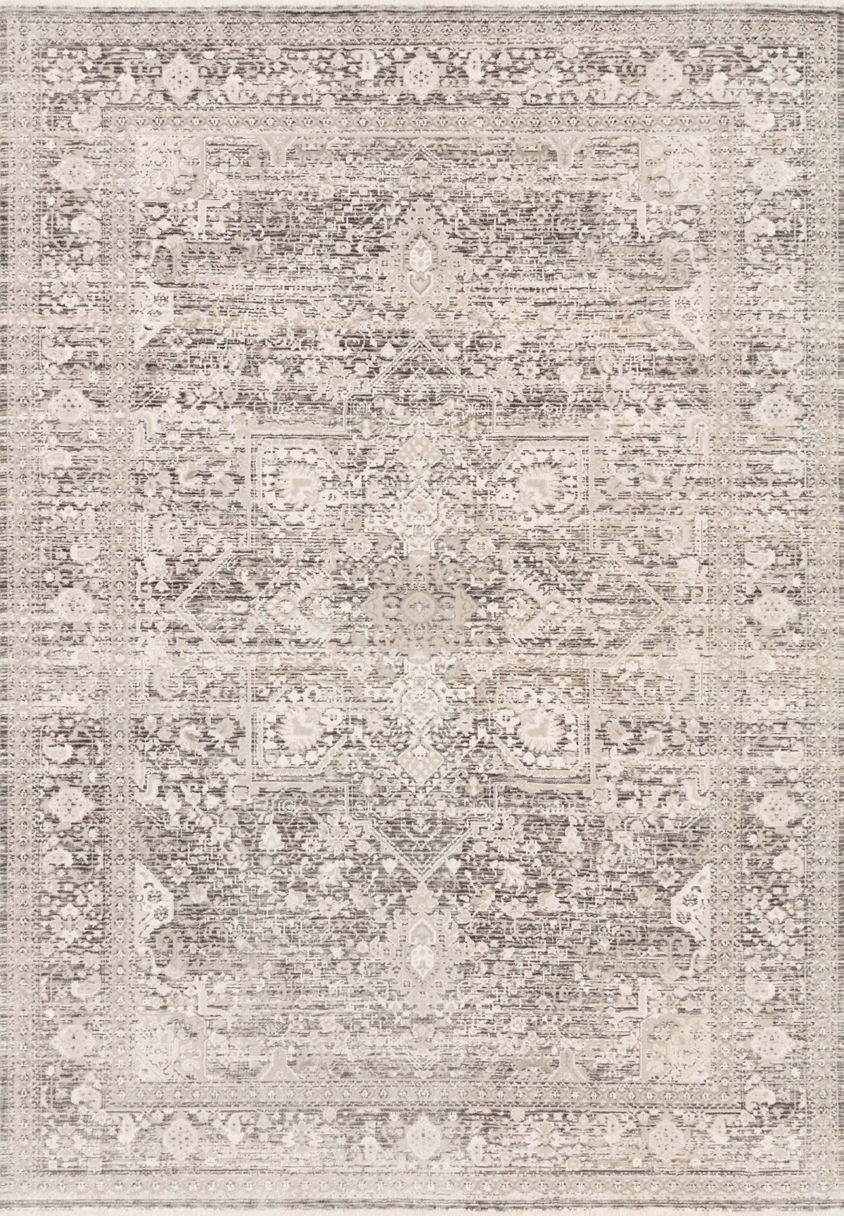 Homage Ivory / Grey — a Loloi rug at Laurie Yapp Home.