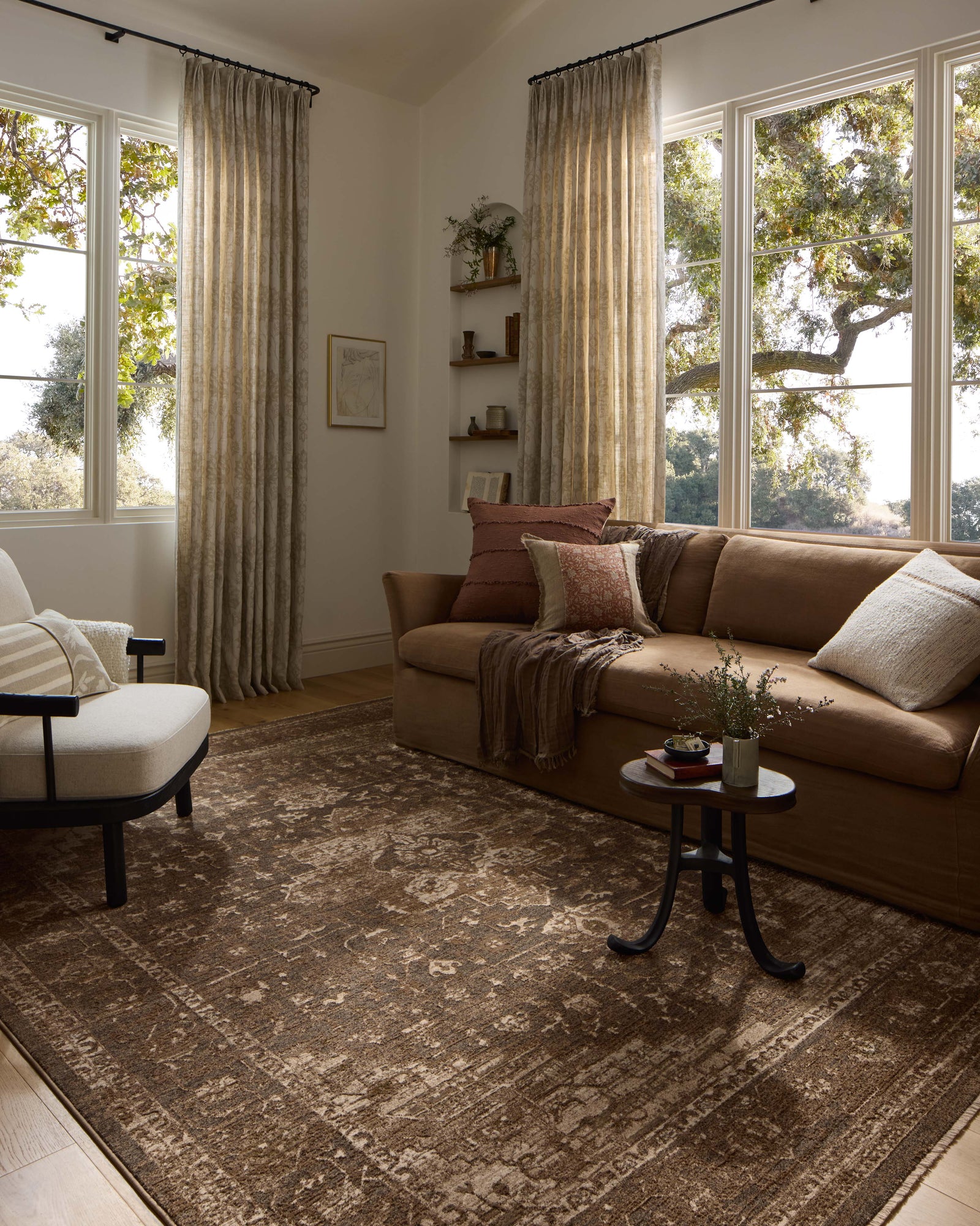 Haywood Charcoal / Mocha — a Loloi rug at Laurie Yapp Home.