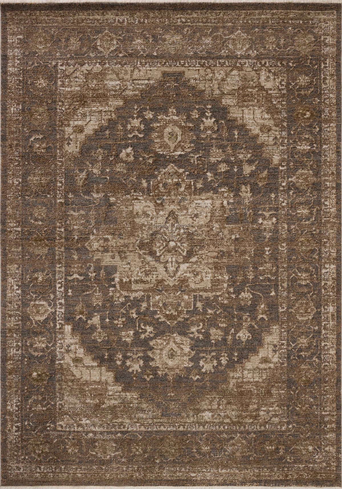 Haywood Charcoal / Mocha — a Loloi rug at Laurie Yapp Home.
