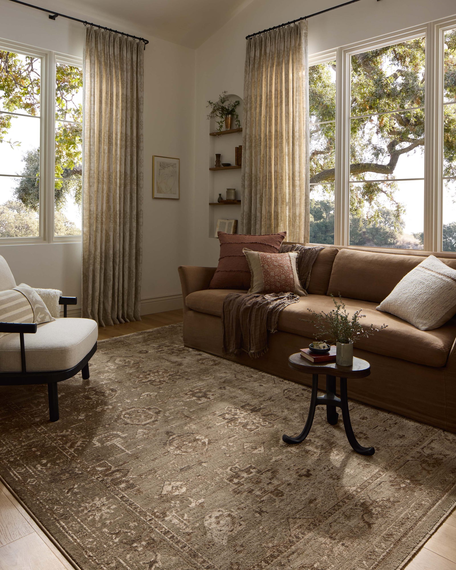 Haywood Sage / Earth — a Loloi rug at Laurie Yapp Home.