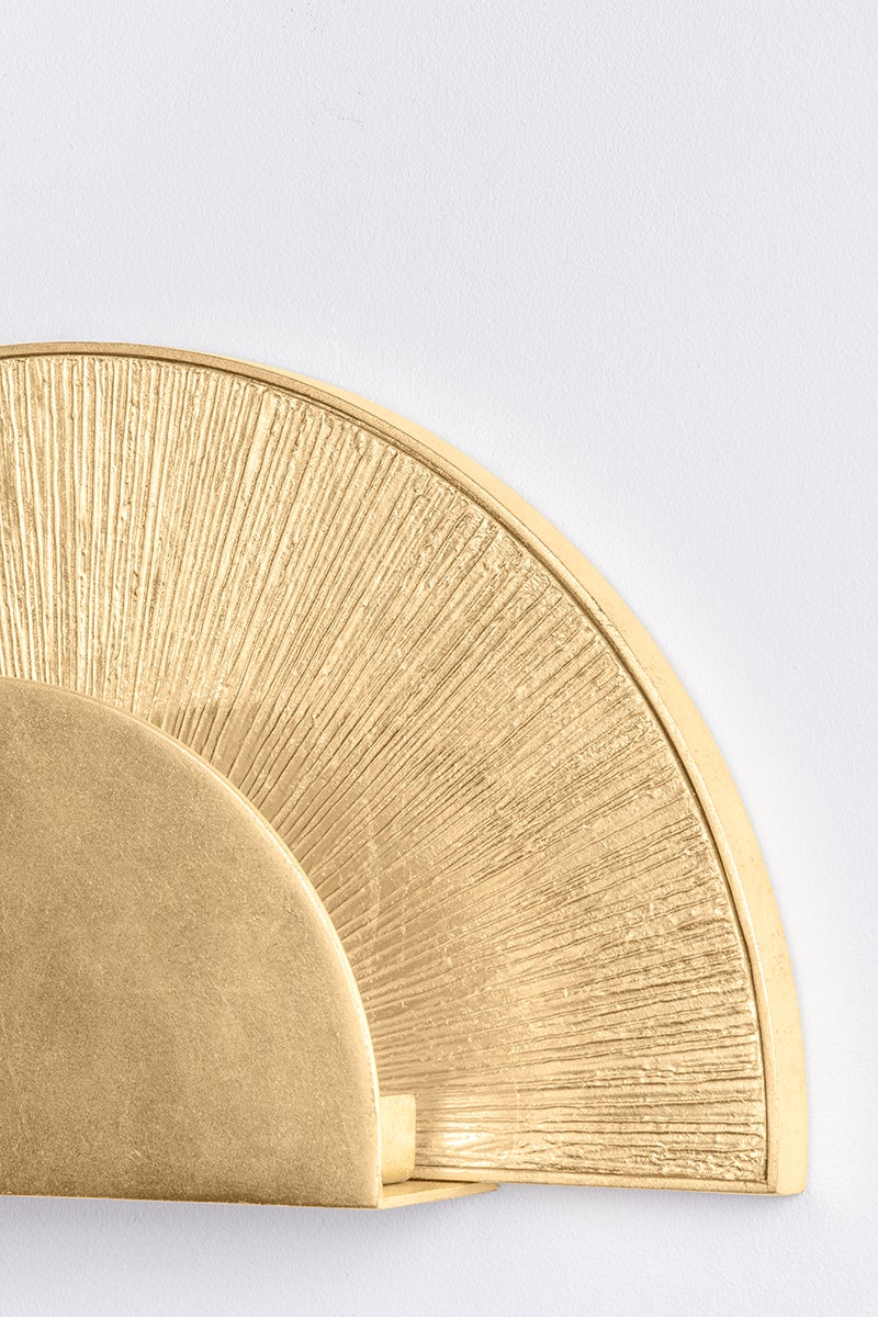 Homecrest Wall Sconce shown from a second angle to highlight the arm curve and shade silhouette.