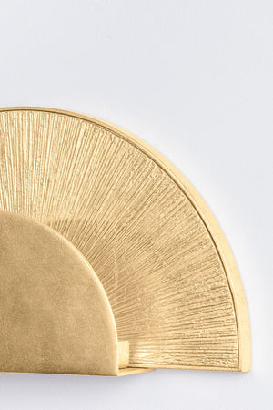 Homecrest Wall Sconce shown from a second angle to highlight the arm curve and shade silhouette.